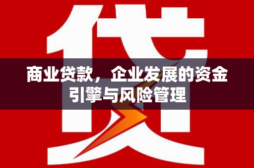 江城商业贷款，企业发展的资金引擎与风险管理