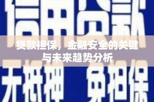 江城贷款担保，金融安全的关键与未来趋势分析