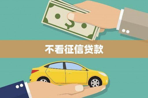 江城不看征信贷款