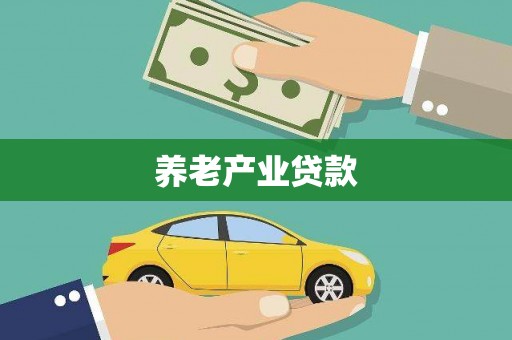江城养老产业贷款
