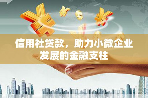 江城信用社贷款，助力小微企业发展的金融支柱