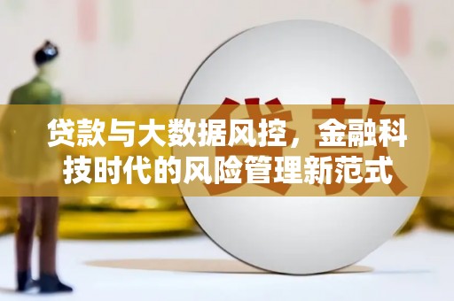江城贷款与大数据风控，金融科技时代的风险管理新范式
