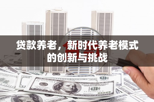 江城贷款养老，新时代养老模式的创新与挑战