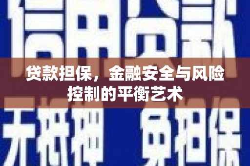 江城贷款担保，金融安全与风险控制的平衡艺术