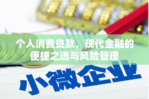 江城个人消费贷款，现代金融的便捷之选与风险管理