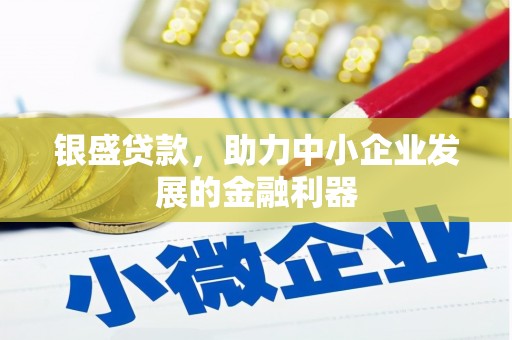 江城银盛贷款，助力中小企业发展的金融利器
