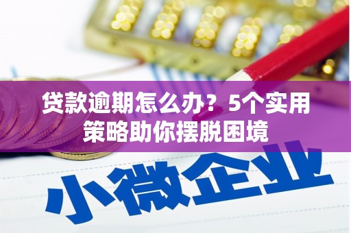 江城贷款逾期怎么办？5个实用策略助你摆脱困境