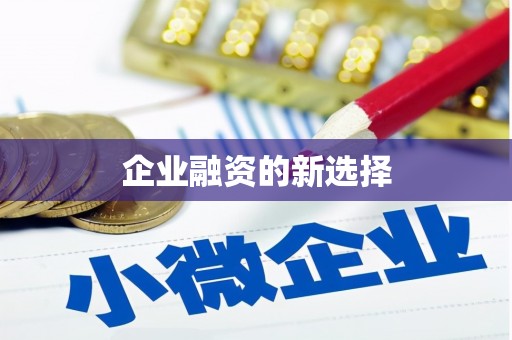 江城企业融资的新选择