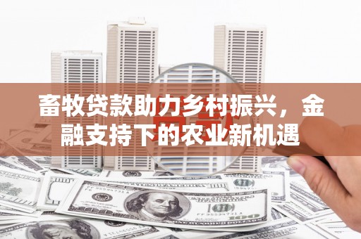 江城畜牧贷款助力乡村振兴，金融支持下的农业新机遇