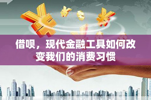 江城借呗，现代金融工具如何改变我们的消费习惯