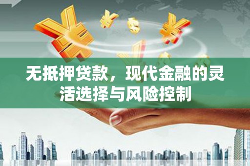 江城无抵押贷款，现代金融的灵活选择与风险控制