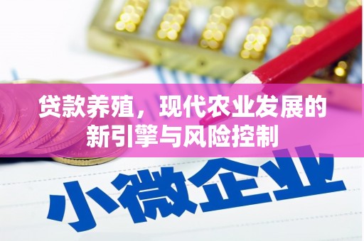江城贷款养殖，现代农业发展的新引擎与风险控制