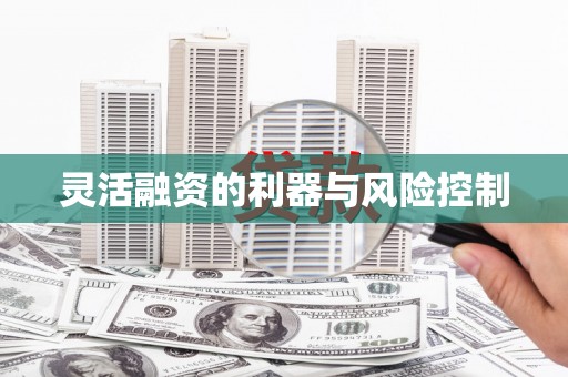 江城灵活融资的利器与风险控制