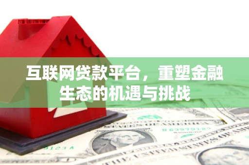 江城互联网贷款平台，重塑金融生态的机遇与挑战
