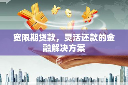 江城宽限期贷款，灵活还款的金融解决方案