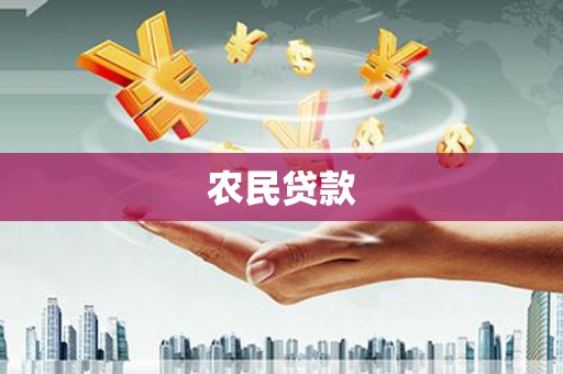 江城农民贷款