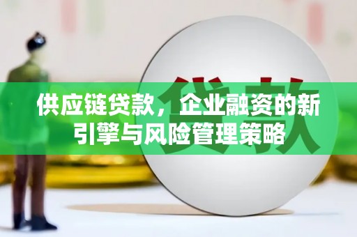 江城供应链贷款，企业融资的新引擎与风险管理策略
