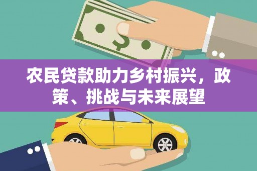 江城农民贷款助力乡村振兴，政策、挑战与未来展望
