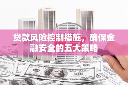 江城贷款风险控制措施，确保金融安全的五大策略