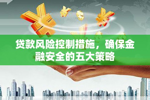 江城贷款风险控制措施，确保金融安全的五大策略