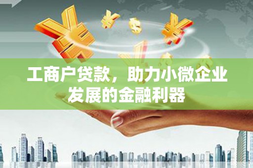 江城工商户贷款，助力小微企业发展的金融利器