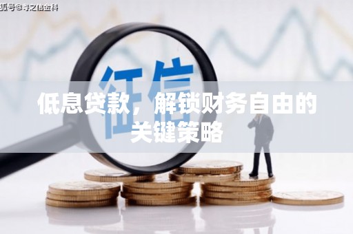江城低息贷款，解锁财务自由的关键策略