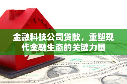 江城金融科技公司贷款，重塑现代金融生态的关键力量