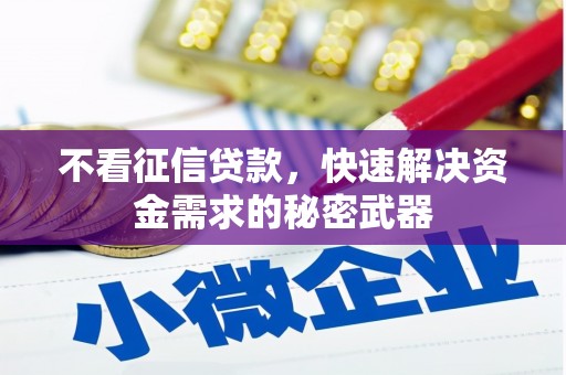江城不看征信贷款，快速解决资金需求的秘密武器