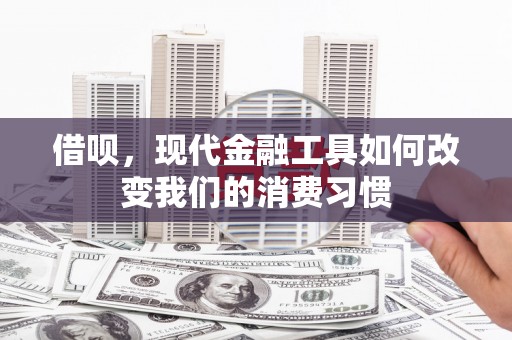 江城借呗，现代金融工具如何改变我们的消费习惯