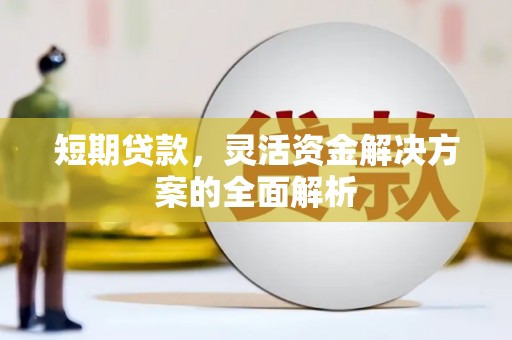 江城短期贷款，灵活资金解决方案的全面解析