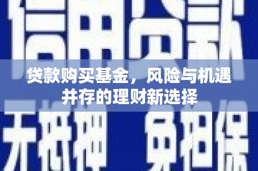 江城贷款购买基金，风险与机遇并存的理财新选择