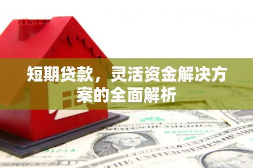 江城短期贷款，灵活资金解决方案的全面解析