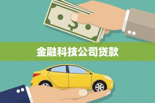 江城金融科技公司贷款