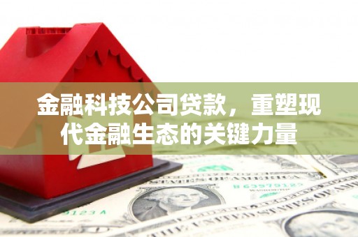 江城金融科技公司贷款，重塑现代金融生态的关键力量