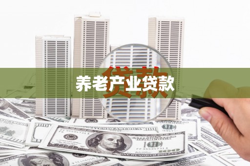 江城养老产业贷款