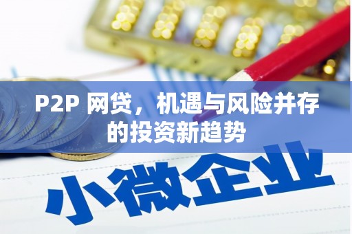 江城P2P 网贷，机遇与风险并存的投资新趋势